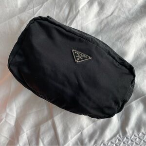 Prada Black Nylon Makeup Bag